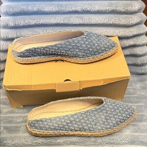 Zara Denim Blue Espadrilles